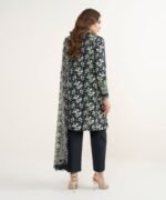 Lawn Embroidered Black 3 Piece Suit - Image 4