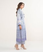 Lawn Embroidered Purple 3 Piece Suit - Image 3