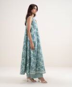Lawn Blue Embroidered 3 Piece Suit - Image 2