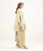 Lawn Embroidered Green 3 Piece Suit - Image 3