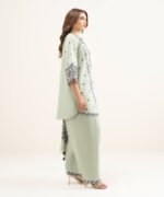Lawn Green Embroidered 3 Piece Suit - Image 2