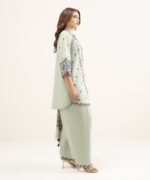 Lawn Green Embroidered 3 Piece Suit - Image 2