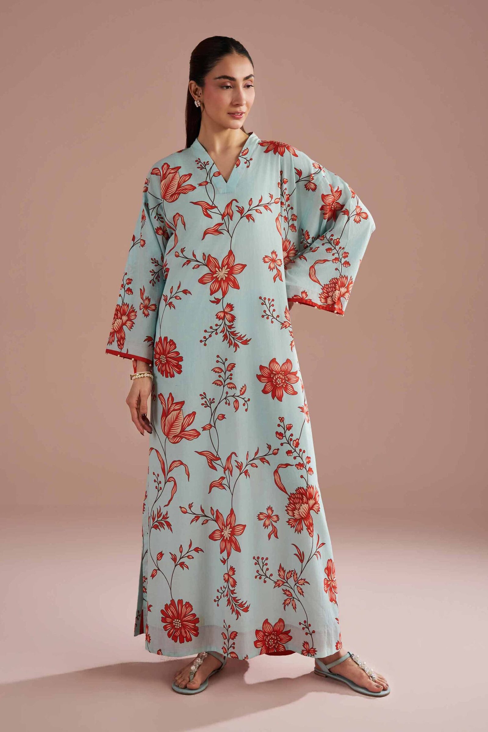 FE26-26-_4.jpg Printed Dress - FE26-26 - Image 1