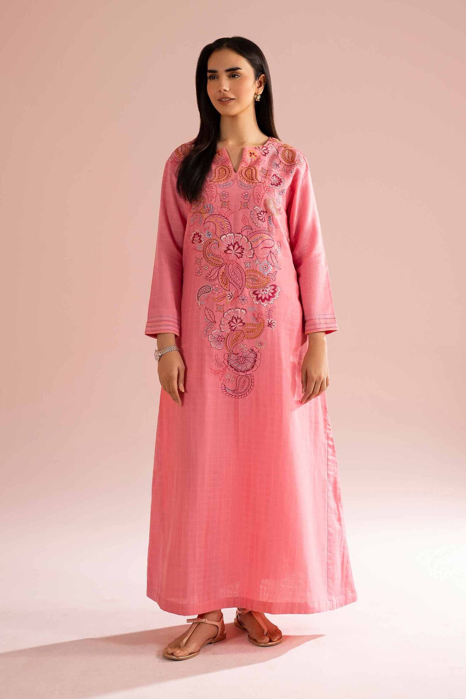 FE26-39-_2.jpg Embroidered Dress - FE26-39 - Image 1