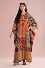 Printed Embroidered Kaftan - FE26-65 - Image 6