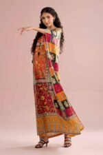 Printed Embroidered Kaftan - FE26-65 - Image 5