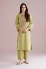2 Piece - Embroidered Suit - PE26-151 - Image 4