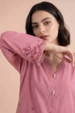 2 Piece - Embroidered Suit - PE26-167 - Image 4