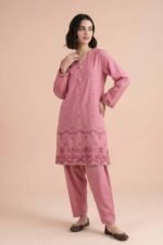 2 Piece - Embroidered Suit - PE26-167 - Image 5
