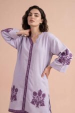 2 Piece - Embroidered Suit - PE26-170 - Image 6