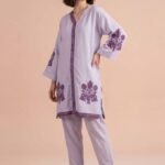 2 Piece - Embroidered Suit - PE26-170