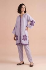 2 Piece - Embroidered Suit - PE26-170