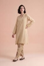 2 Piece - Embroidered Suit - PE26-172 - Image 3