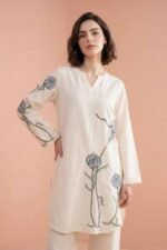 2 Piece - Embroidered Suit - PE26-174 - Image 4