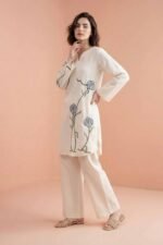 2 Piece - Embroidered Suit - PE26-174 - Image 6