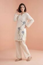 2 Piece - Embroidered Suit - PE26-174 - Image 5