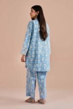 2 Piece - Printed Embroidered Suit - PE26-204 - Image 4