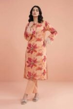 2 Piece - Printed Embroidered Suit - PE26-225 - Image 4