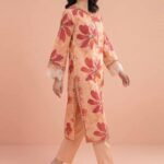 2 Piece - Printed Embroidered Suit - PE26-225