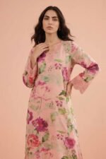 2 Piece - Printed Embroidered Suit - PE26-228 - Image 6