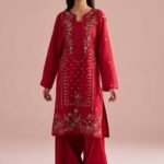 2 Piece - Embroidered Suit - PE26-237