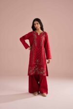 2 Piece - Embroidered Suit - PE26-237 - Image 4