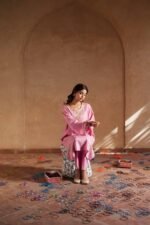 2 Piece - Embroidered Suit - PE26-248 - Image 3