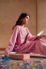 2 Piece - Embroidered Suit - PE26-248 - Image 5