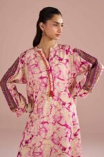 2 Piece - Printed Embroidered Suit - PE26-253 - Image 6