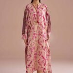 2 Piece - Printed Embroidered Suit - PE26-253