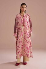 2 Piece - Printed Embroidered Suit - PE26-253