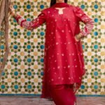 3 Piece - Embroidered Suit - PE26-293