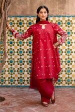 3 Piece - Embroidered Suit - PE26-293