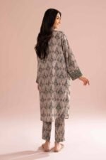 2 Piece - Printed Embroidered Suit - PE26-30 - Image 3