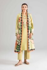 3 Piece - Embroidered Suit - PE26-306 - Image 3