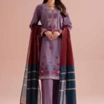 3 Piece - Embroidered Suit - PE26-309