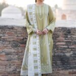 3 Piece - Embroidered Suit - PE26-314