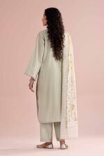 3 Piece - Embroidered Suit - PE26-316 - Image 3