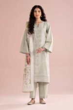 3 Piece - Embroidered Suit - PE26-316 - Image 5