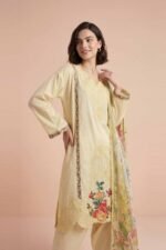 3 Piece - Embroidered Suit - PE26-318 - Image 4