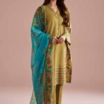 3 Piece - Embroidered Suit - PE26-321