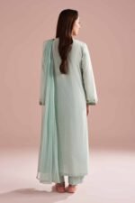 3 Piece - Embroidered Suit - PE26-324 - Image 3