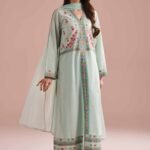 3 Piece - Embroidered Suit - PE26-324