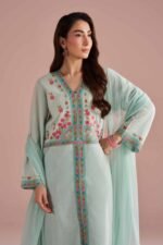 3 Piece - Embroidered Suit - PE26-324 - Image 2