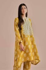 2 Piece - Printed Embroidered Suit - PE26-34 - Image 6