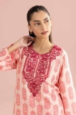 2 Piece - Printed Embroidered Suit - PE26-351 - Image 6