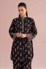 2 Piece - Printed Embroidered Suit - PE26-417 - Image 2