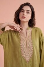 2 Piece - Embroidered Suit - PE26-461 - Image 4