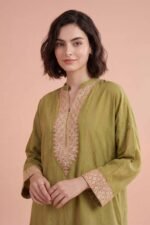 2 Piece - Embroidered Suit - PE26-461 - Image 2