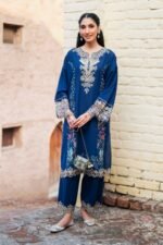 2 Piece - Embroidered Suit - PE26-47